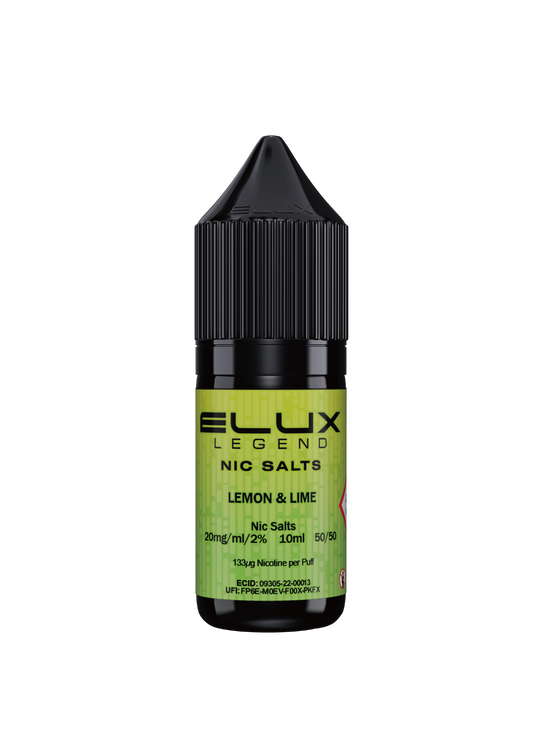 LEMON & LIME NIC SALT E-LIQUID BY ELUX LEGEND