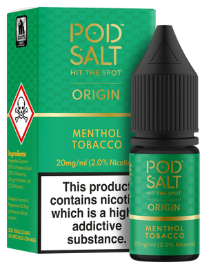 POD SALT ORIGIN MENTHOL TOBACCO