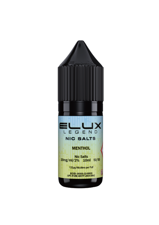 MENTHOL NIC SALT E-LIQUID BY ELUX LEGEND