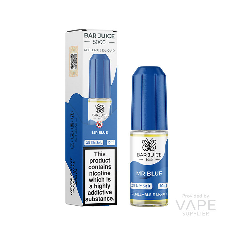 Load image into Gallery viewer, Bar Juice 5000 Mr Blue Nic Salt 10ml
