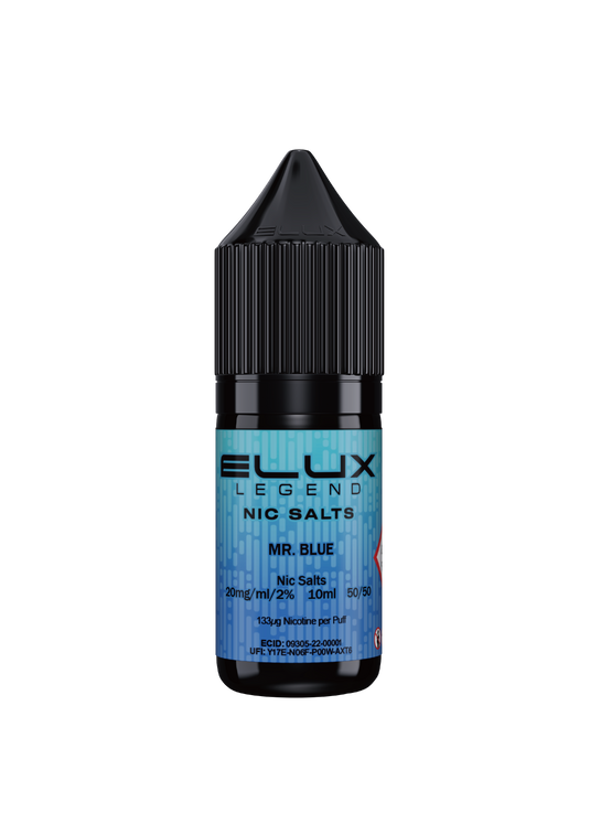 MR BLUE NIC SALT E-LIQUID BY ELUX LEGEND