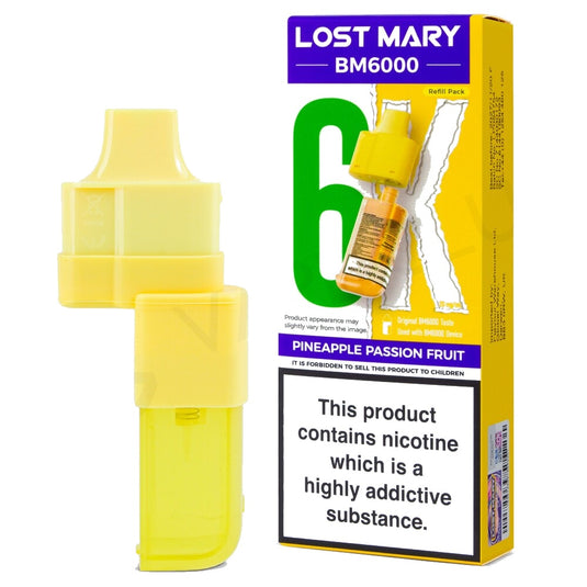 Lost Mary BM6000 Pineapple Passion Fruit Prefilled Pod Kit