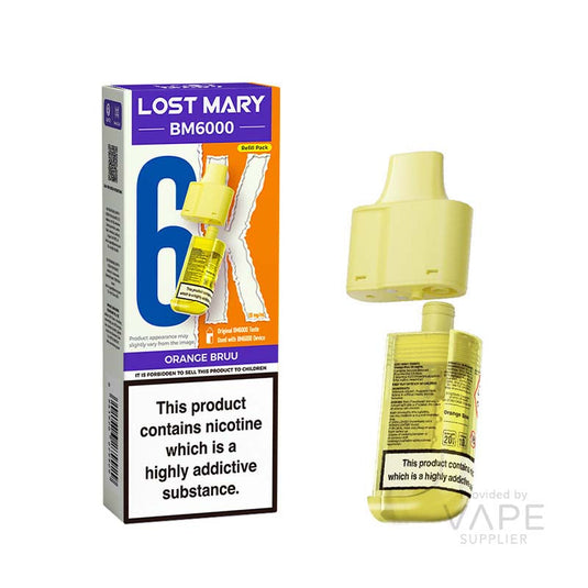 Lost Mary BM6000 Pods - Orange Bruu 20mg