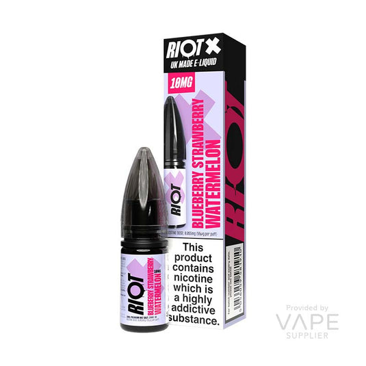Riot X Blueberry Strawberry Watermelon Nic Salt 10ml