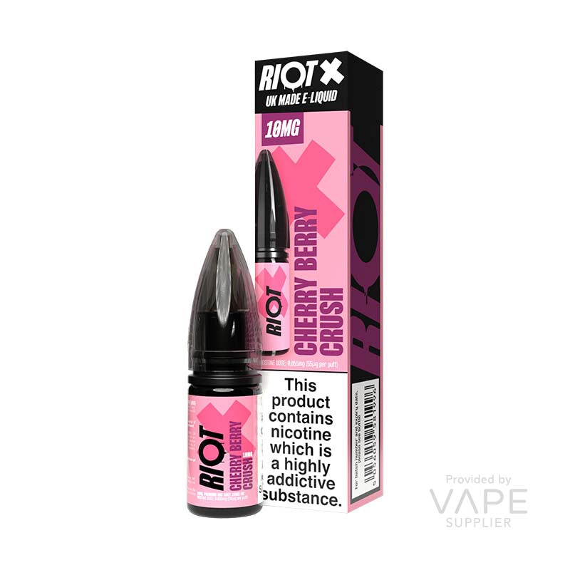 Load image into Gallery viewer, Riot X Cherry Berry Crush Nic Salt 10ml
