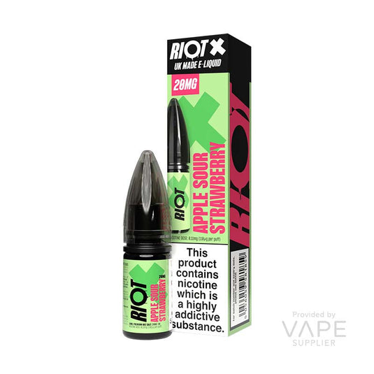 Riot X Apple Sour Strawberry Nic Salt 10ml