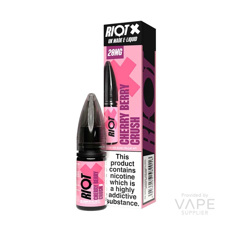 Load image into Gallery viewer, Riot X Cherry Berry Crush Nic Salt 10ml
