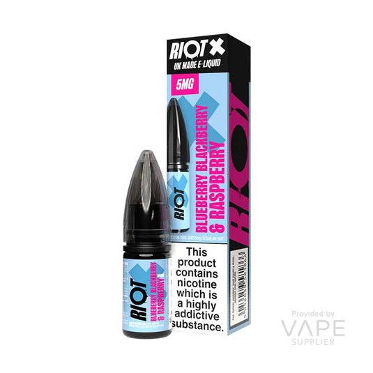 Riot X Blueberry Blackberry & Raspberry Nic Salt 10ml