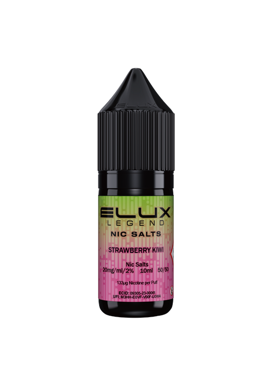 STRAWBERRY KIWI NIC SALT E-LIQUID BY ELUX LEGEND