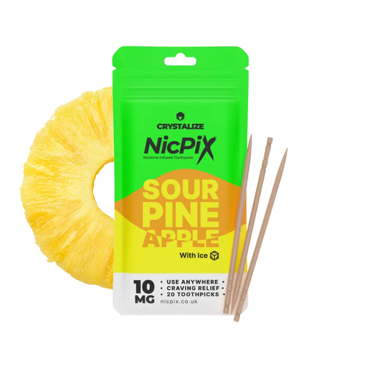 NICPIX SOUR PINEAPPLE NICOTINE INFUSED TOOTHPICKS