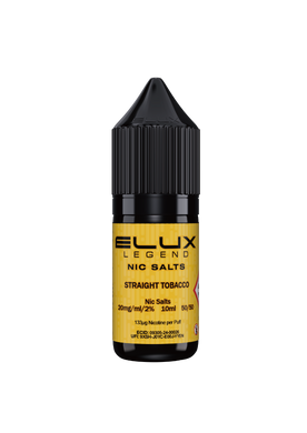 STRAIGHT TOBACCO NIC SALT E-LIQUID BY ELUX LEGEND