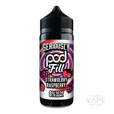 Doozy Seriously Pod Fill Strawberry Raspberry 100ml Shortfill