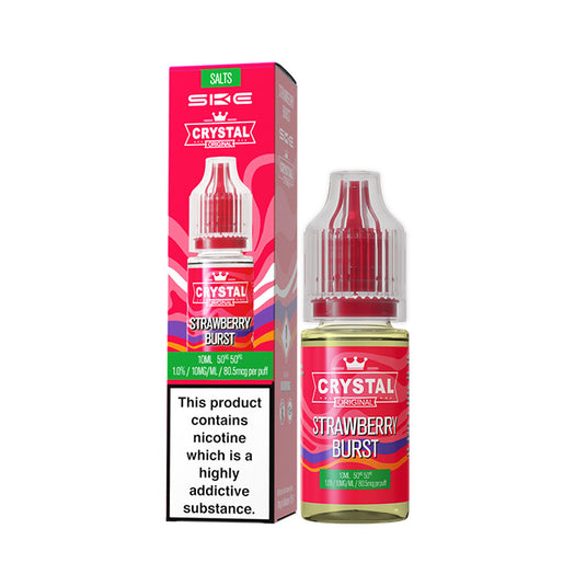 STRAWBERRY BURST NIC SALT E-LIQUID BY SKE CRYSTAL ORIGINAL