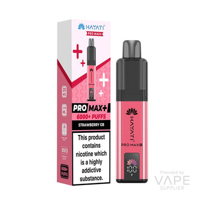 Hayati Pro Max+ 6K Prefilled Pod Kit - Strawberry GB
