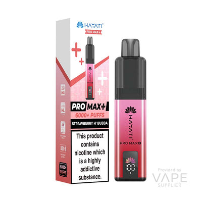 Hayati Pro Max+ 6K Prefilled Pod Kit - Strawberry H'Bubba