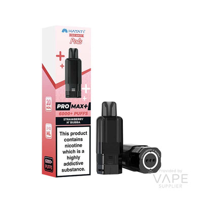 Hayati Pro Max+ 6K Prefilled Replacement Pods - Strawberry H'Bubba
