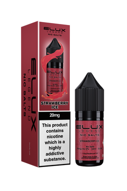 STRAWBERRY ICE NIC SALT E-LIQUID BY ELUX LEGEND