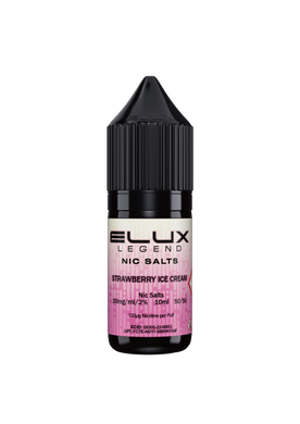 STRAWBERRY ICE CREAM NIC SALT E-LIQUID BY ELUX LEGEND