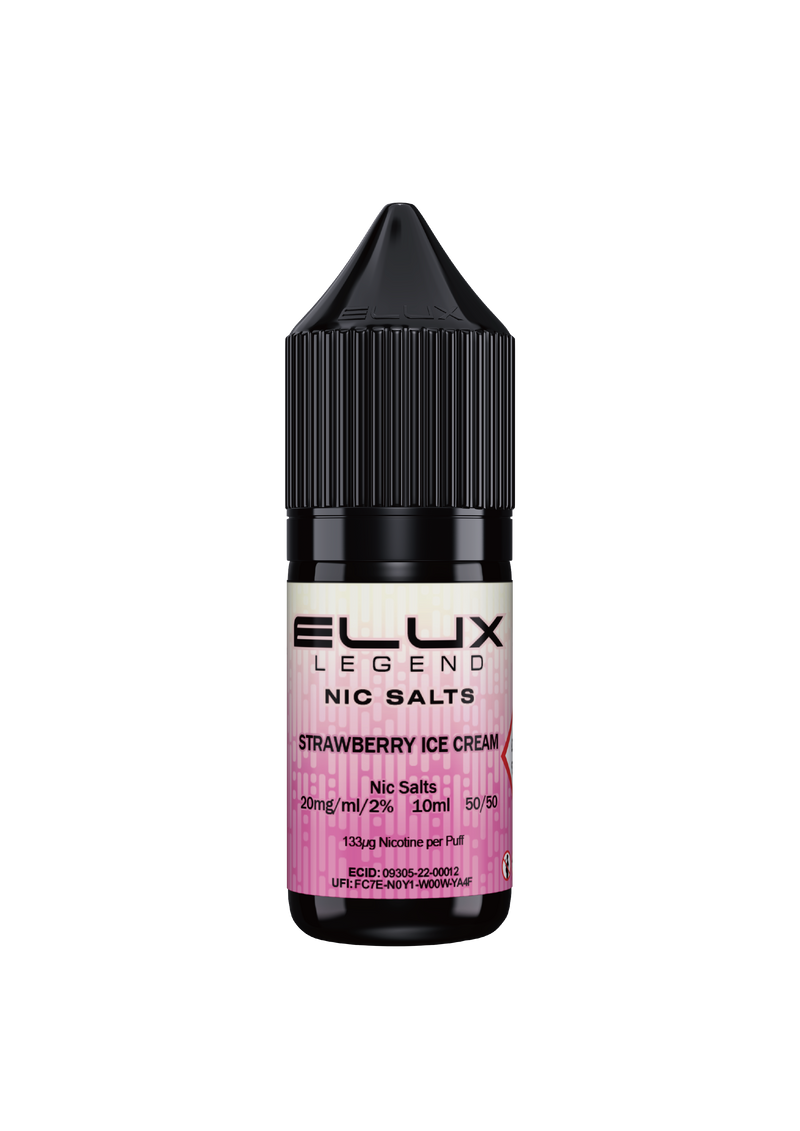 Load image into Gallery viewer, STRAWBERRY ICE CREAM NIC SALT E-LIQUID BY ELUX LEGEND
