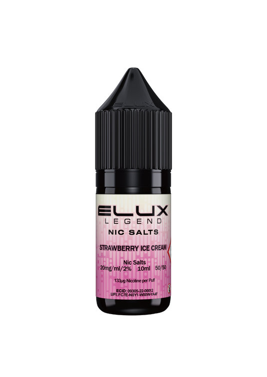STRAWBERRY ICE CREAM NIC SALT E-LIQUID BY ELUX LEGEND