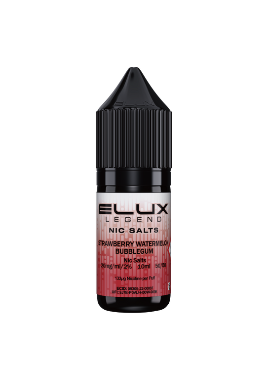 STRAWBERRY WATERMELON BUBBLEGUM SALT E-LIQUID BY ELUX LEGEND