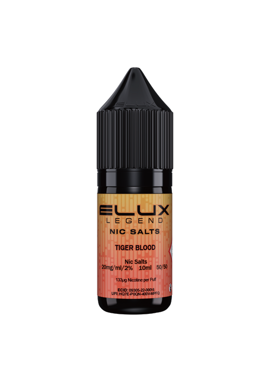 TIGER BLOOD NIC SALT E-LIQUID BY ELUX LEGEND