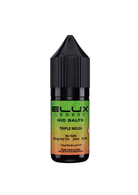 TRIPLE MELON NIC SALT E-LIQUID BY ELUX LEGEND