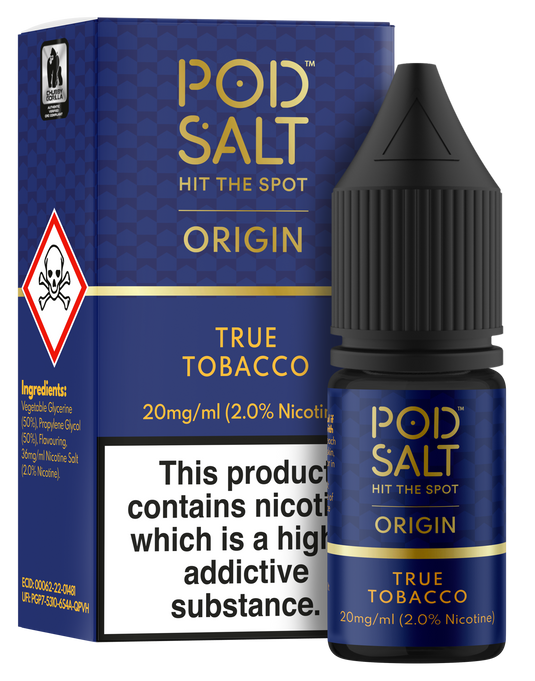 POD SALT ORIGIN TRUE TOBACCO
