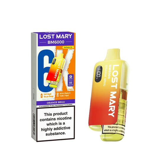 Lost Mary BM6000 Orange Bruu Prefilled Pod Kit