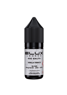 VANILLA TOBACCO NIC SALT E-LIQUID BY ELUX LEGEND