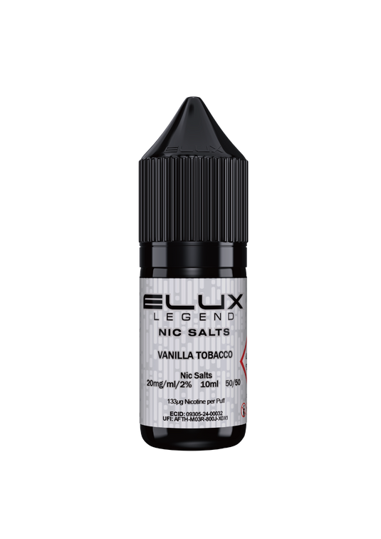 VANILLA TOBACCO NIC SALT E-LIQUID BY ELUX LEGEND