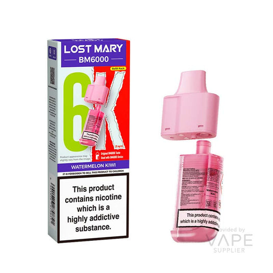 Lost Mary BM6000 Pods - Watermelon Kiwi 20mg