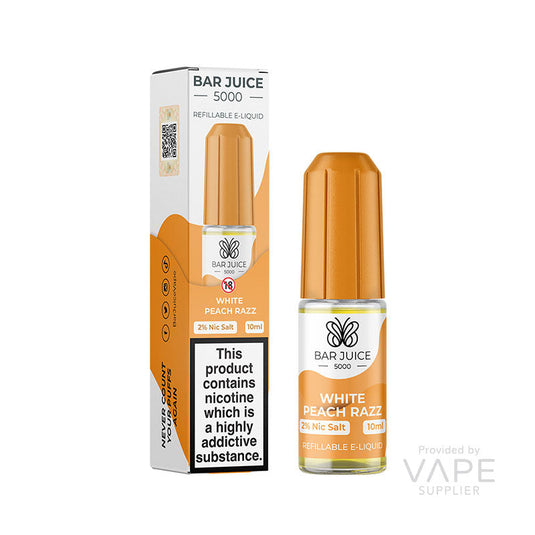 Bar Juice 5000 White Peach Razz Nic Salt 10ml