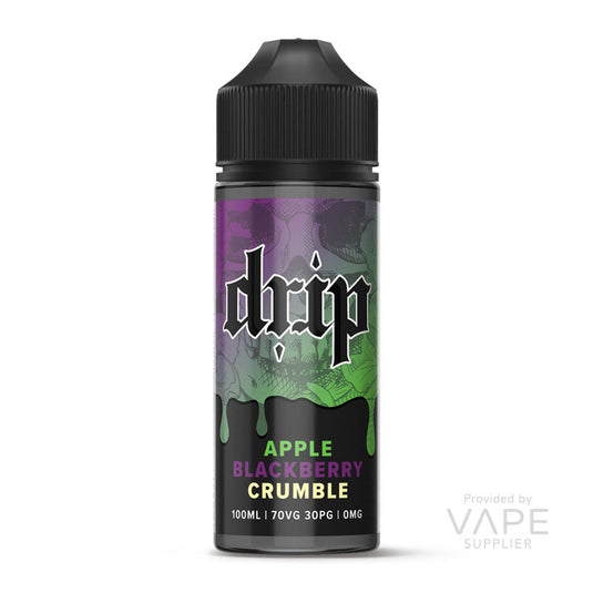Drip 100ml Shortfills - Apple Blackberry Crumble