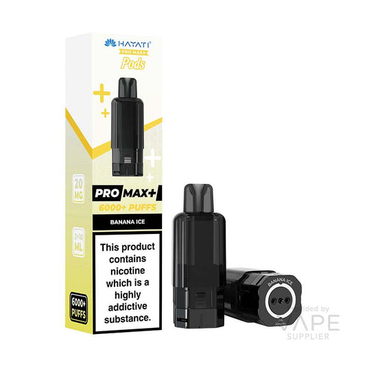 Hayati Pro Max+ 6K Prefilled Replacement Pods - Banana Ice