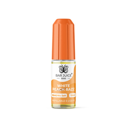 BAR JUICE 5000 WHITE PEACH RAZZ