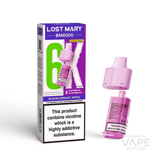 Lost Mary BM6000 Pods - Blackcurrant Apple 20mg