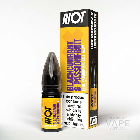 Riot X Blackcurrant & Passionfruit Nic Salt 10ml