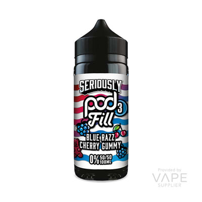 Doozy Seriously Pod Fill 3 Blue Razz Cherry Gummy 100ml Shortfill