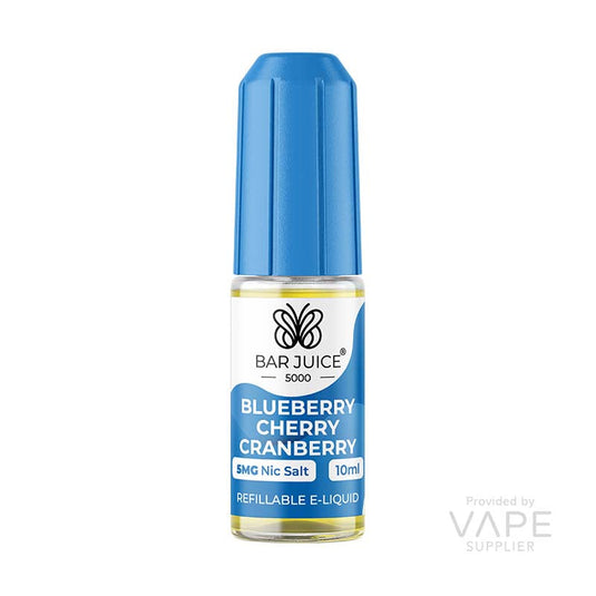 Bar Juice 5000 Blueberry Cherry Cranberry Nic Salt 10ml