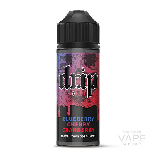 Drip 100ml Shortfills - Blueberry Cherry Cranberry