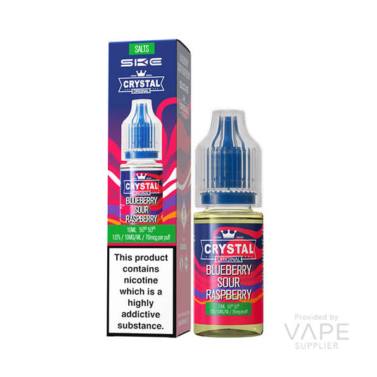 SKE Crystal Blueberry Sour Raspberry Nic Salt 10ml