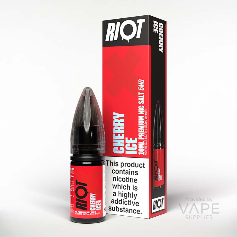 Load image into Gallery viewer, Riot X Cherry Ice Nic Salt 10ml
