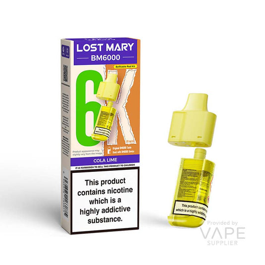 Lost Mary BM6000 Pods - Cola Lime 20mg