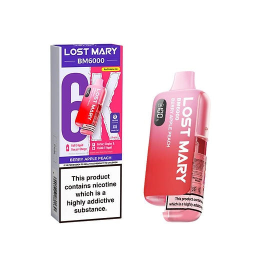 Lost Mary BM6000 Berry Apple Peach Prefilled Pod Kit