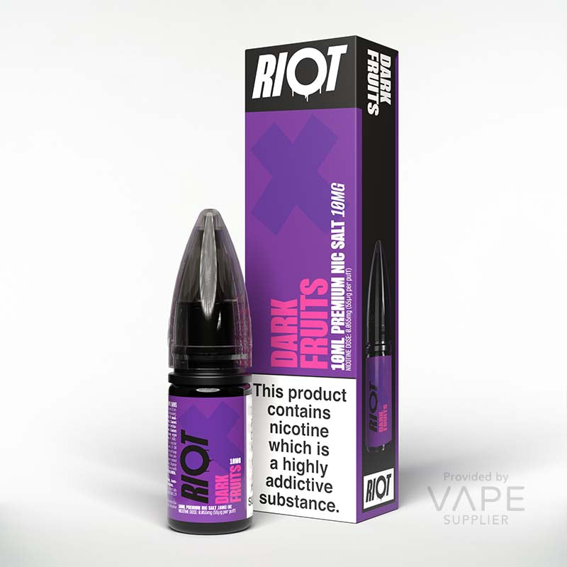 Load image into Gallery viewer, Riot X Dark Fruits Nic Salt 10ml
