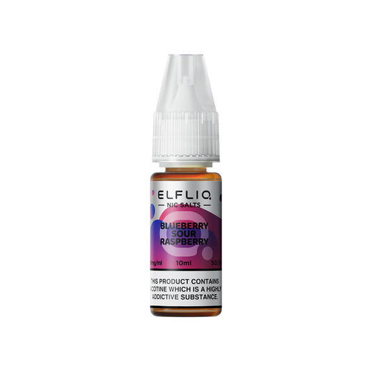 ELFLIQ Blueberry Sour Raspberry Nic Salt E-Liquid 10ml