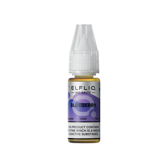 ELFLIQ Blueberry Nic Salt E-Liquid 10ml