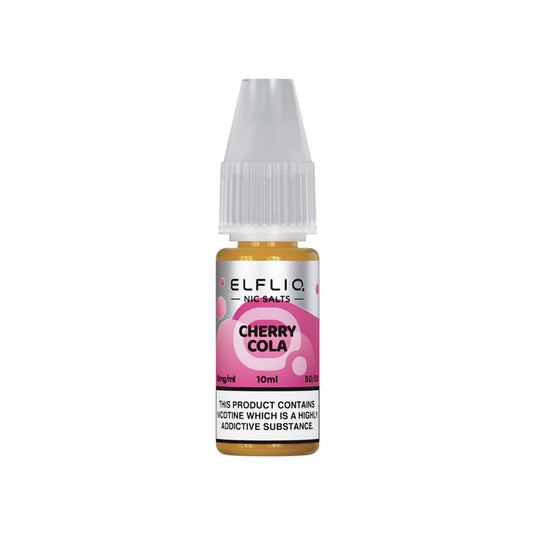 ELFLIQ Cherry Cola Nic Salt E-Liquid 10ml