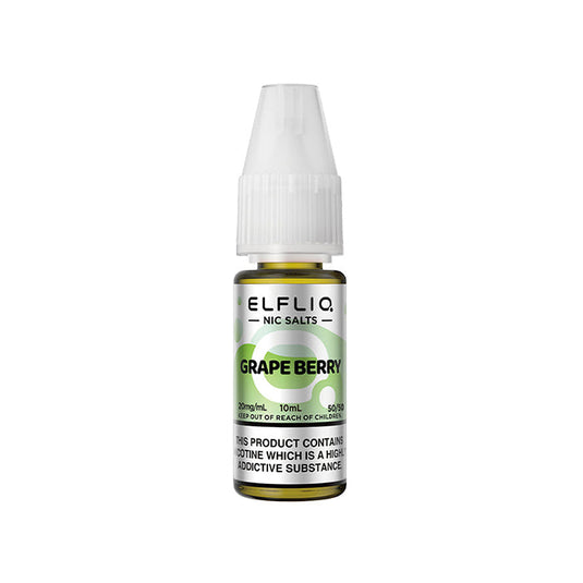 ELFLIQ Grape Berry Nic Salt E-Liquid 10ml
